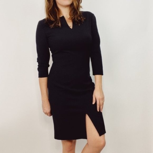 The Row Dresses & Skirts - THE ROW Black Sheath Dress 3/4 Sleeve